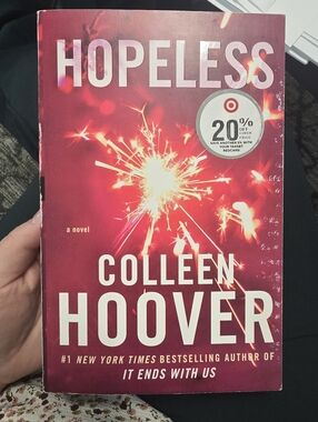 Hopeless by Colleen Hoover - Red Sparkler Cover